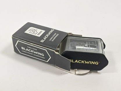 Blackwing Two Step Long Point Pencil Sharpener (Black)