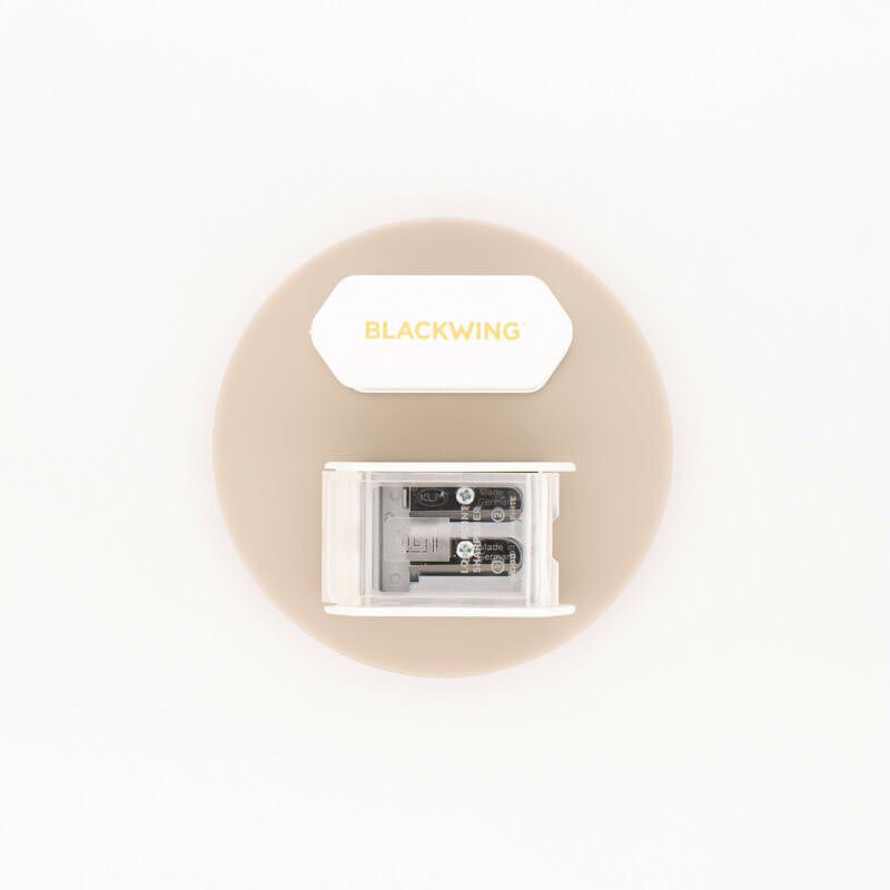 Palomino Blackwing Two-Step Long Point Sharpener White