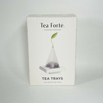 Tea Forte Tea Trays Two Orchid Tea Trays New