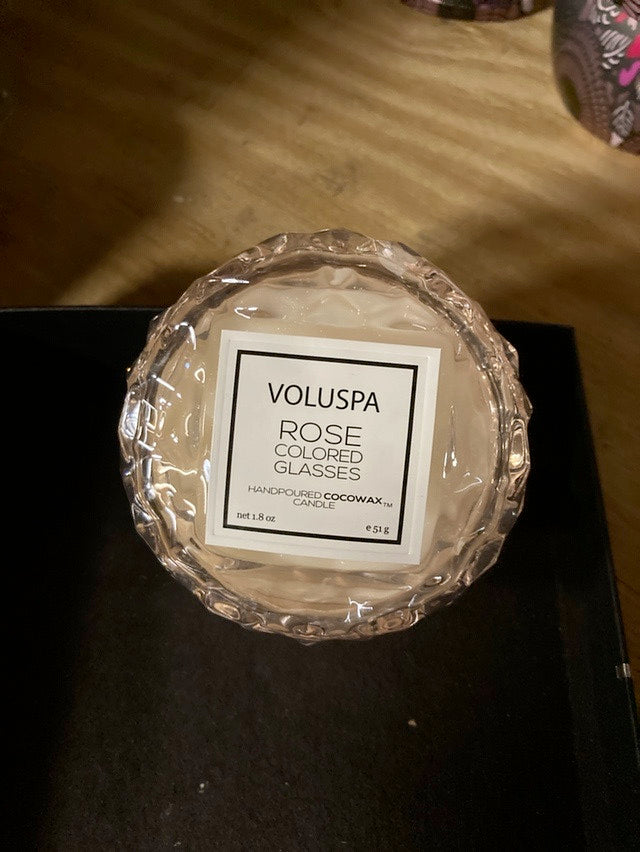 Voluspa Rose Colored Glasses Macaron Candle