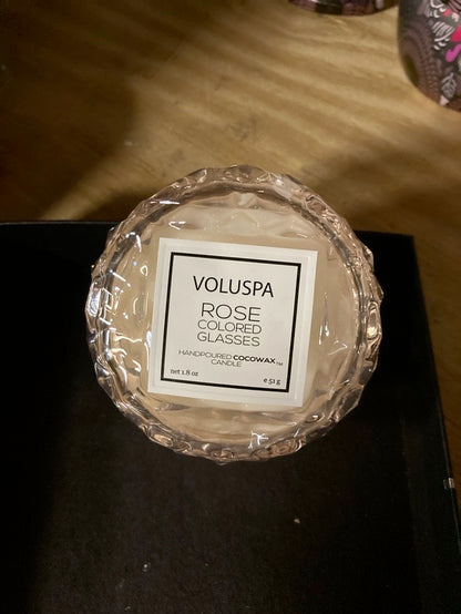 Voluspa Rose Colored Glasses Macaron Candle