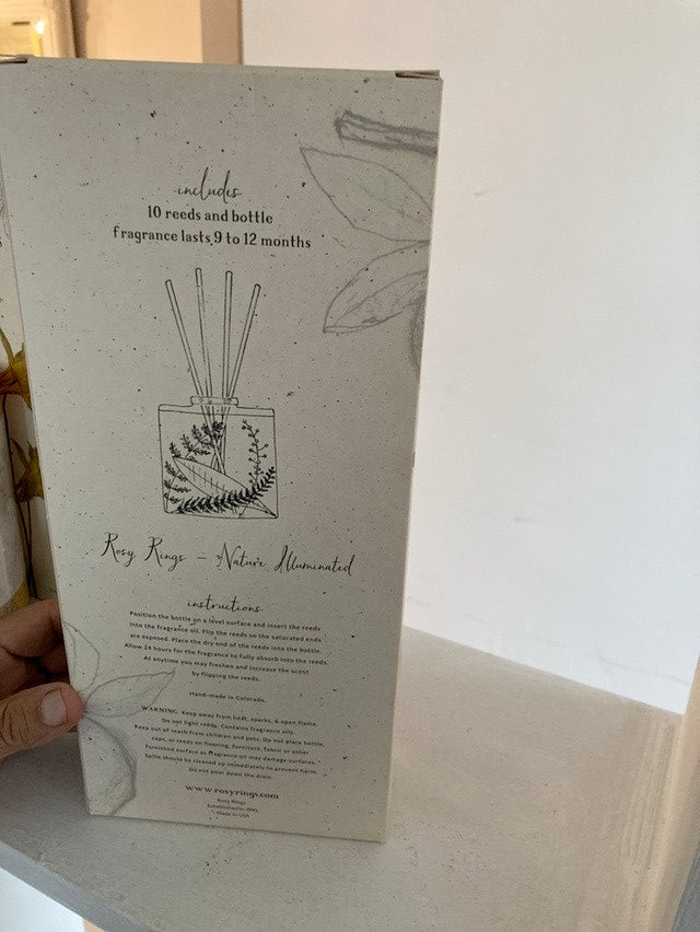 Rosy Rings Botanical Reed Diffuser, Spicy Apple