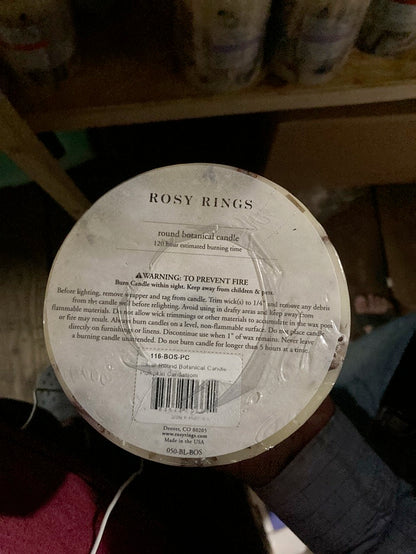 Rosy Rings Pumpkin cardamom Spice 5” candle 120 hrs