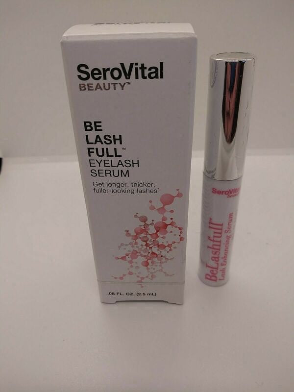 SeroVital Be LASH Full EYELASH Serum Longer Thicker Lashes with Biotin &Peptides .08 oz