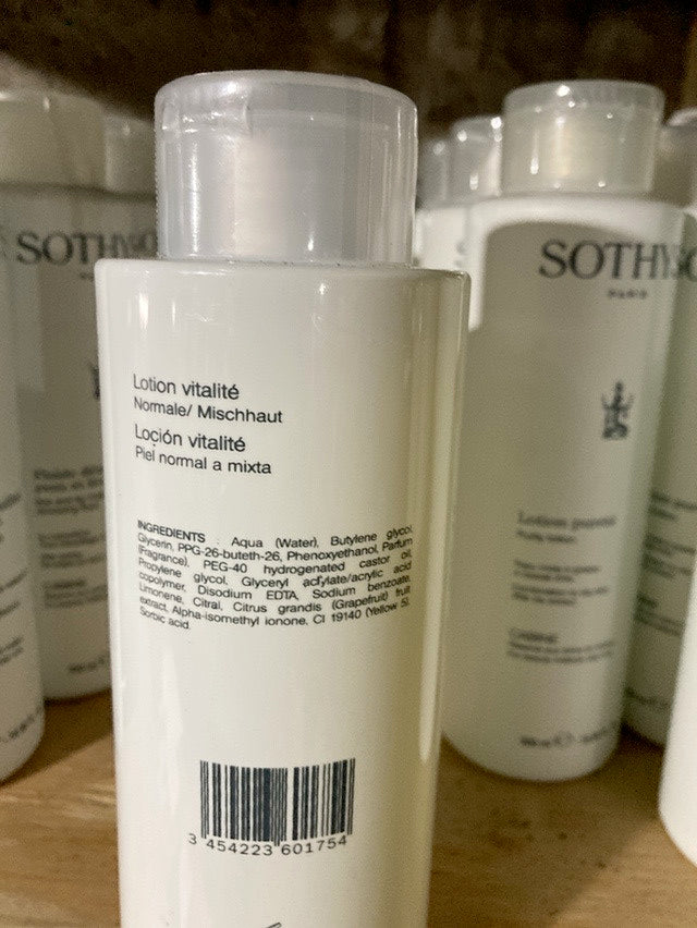Sothys Vitality Lotion 16.90oz/500ml Proffesional