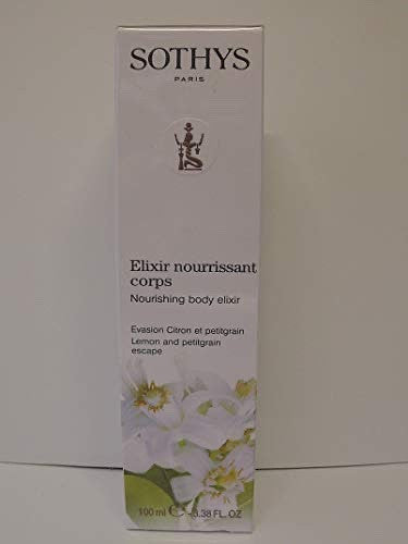 Sothys Lemon and Petitgrain Escape Nourishing Body Elixir, 3.38oz, 100ml