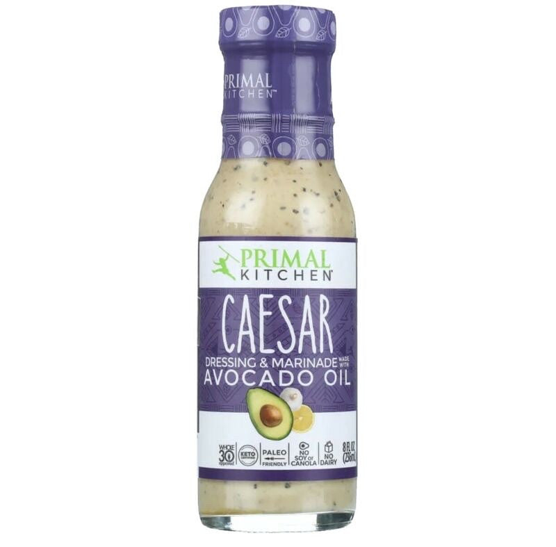 Primal Kitchen Caesar Dressing & Marinade,8 fl oz Whole 30 Paleo Keto Dairy Free