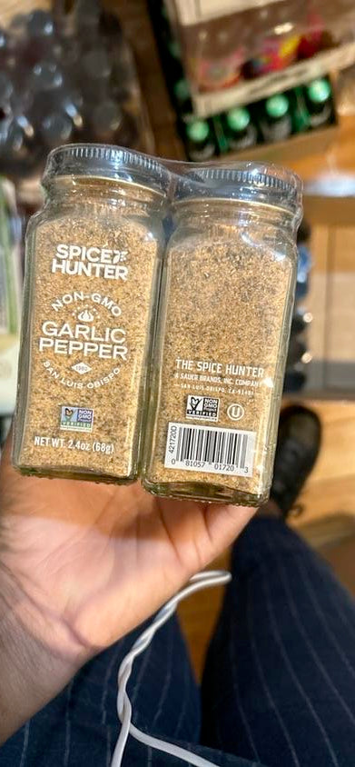 The Spice Hunter Pepper, Garlic Blend, 2.4-Ounce Jar