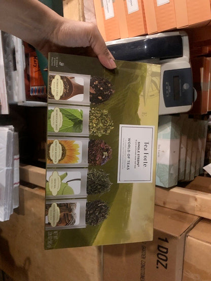 Tea Forte world of teas, Single Steeps Organic Loose Leaf