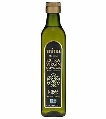 Mina Extra Virgin Olive Oil Single Origin Gourmet Moroccan Olive Oil Cold 16.9 os