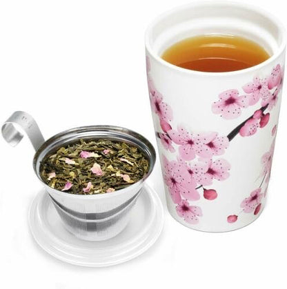 Tea Fortè Kati Cup HANAMI Cup Tea Thermal Double Wall Ceramics Infuser