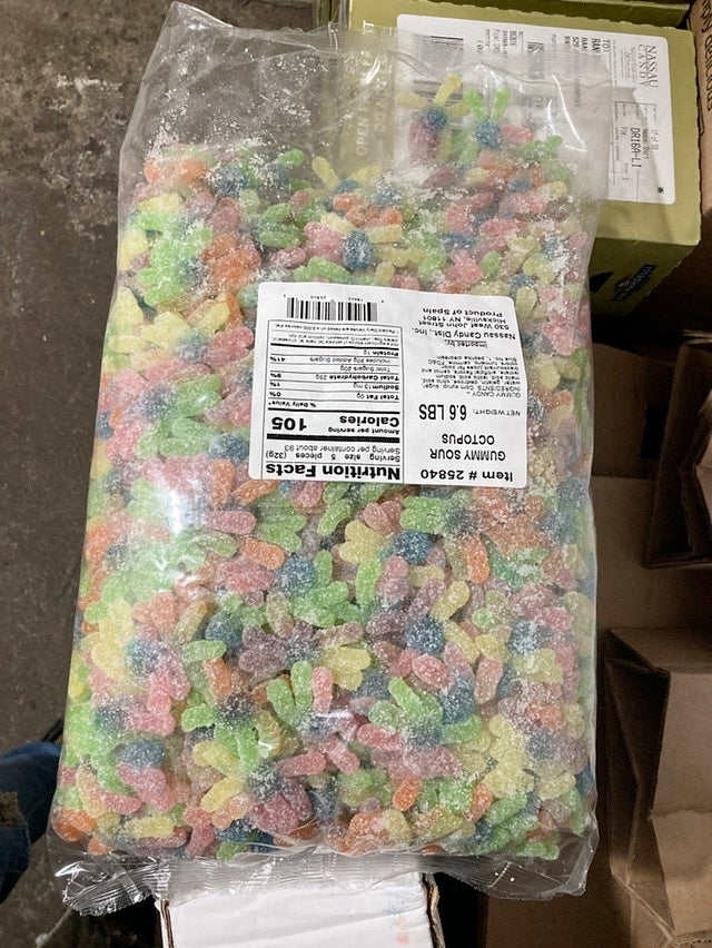 Gummy Sour Octopus 6.6 lbs