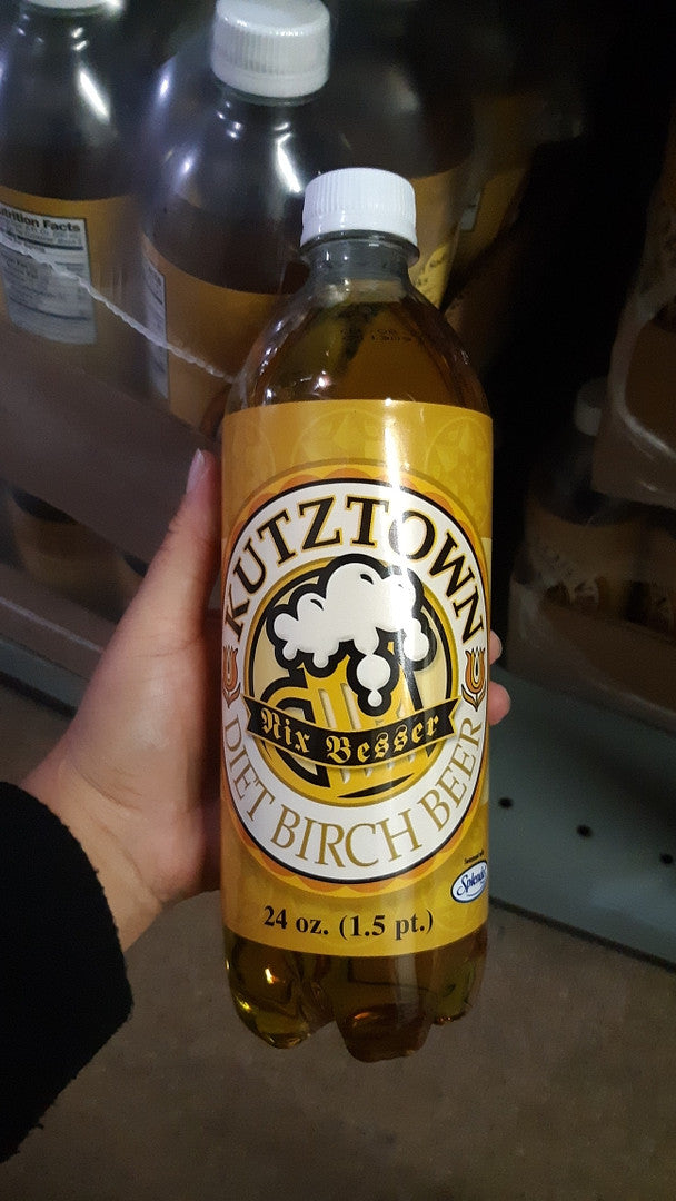 Kutztown Soda Bottles (Diet Birch Beer) Case Pack Of 24/24 oz