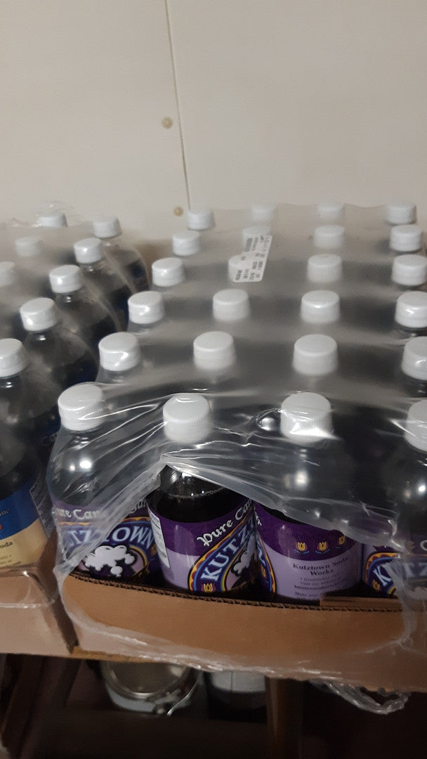 Kutztown Soda Bottles Case Pack Of 24/24 oz (Grape)