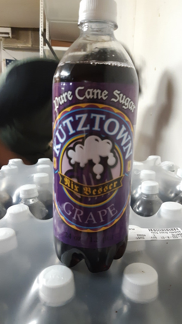 Kutztown Soda Bottles Case Pack Of 24/24 oz (Grape)