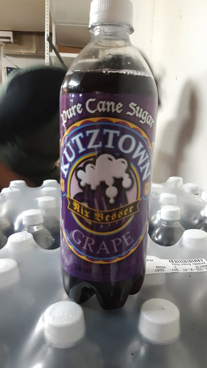 Kutztown Soda Bottles Case Pack Of 24/24 oz (Grape)