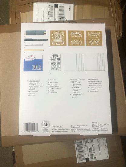 Faber-Castell Greeting Card Creative Studio Qualit Craft Kit Colored Pencils