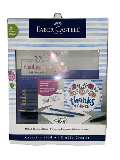 Faber-Castell Greeting Card Creative Studio Qualit Craft Kit Colored Pencils