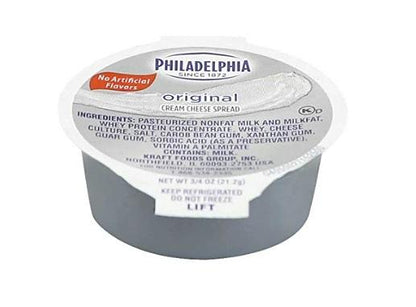 Philadelphia cream cheese 1 oz cups 100 per box