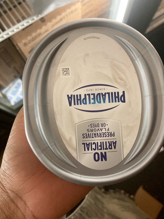 Philadelphia cream cheese 8 oz cup