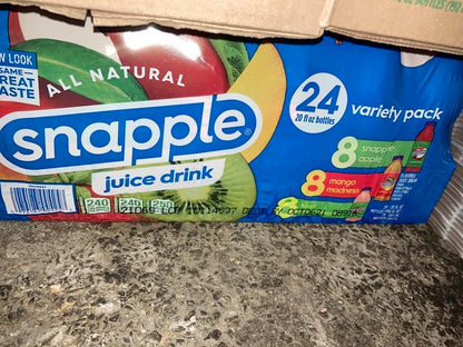 Snapple Juice drink variety pack 24 each