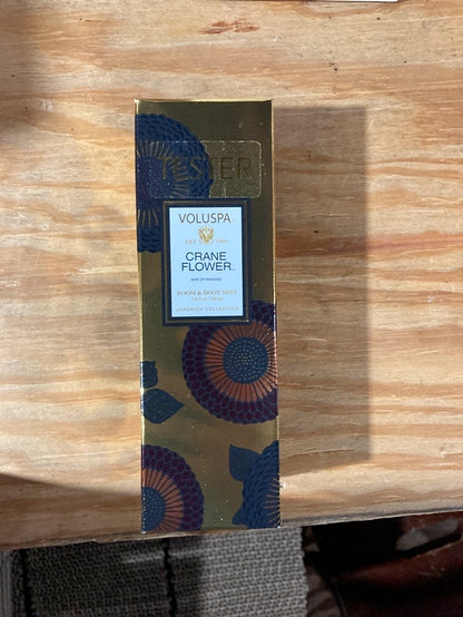 Voluspa Crane Flower Room & Body Spray Tester