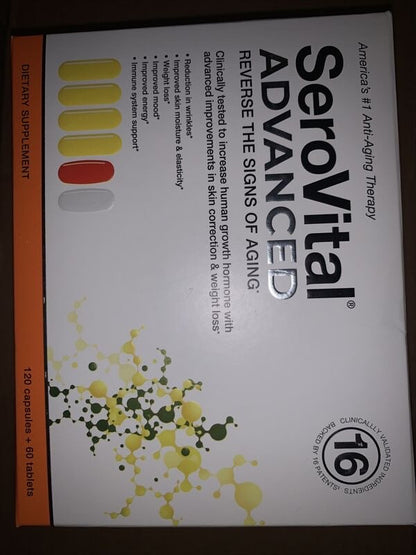 SeroVital Advanced Dietary Supplement 120 Capsules+60 Tablet