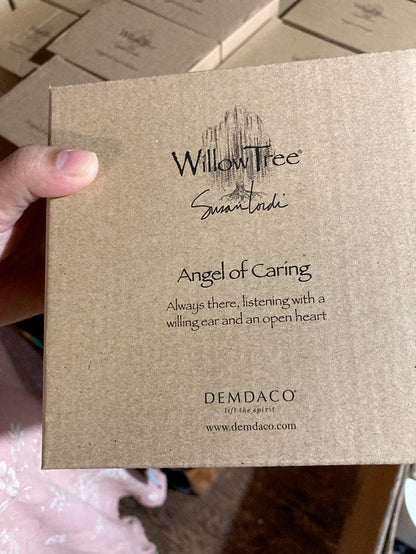 Willow Tree ANGEL OF CARING, Always There With Willing Ear & Open Heart,