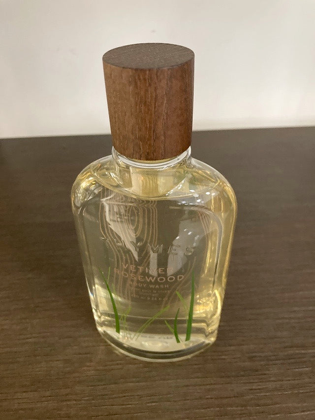 Thymes Vetiver Rosewood Body Wash 9.25 oz