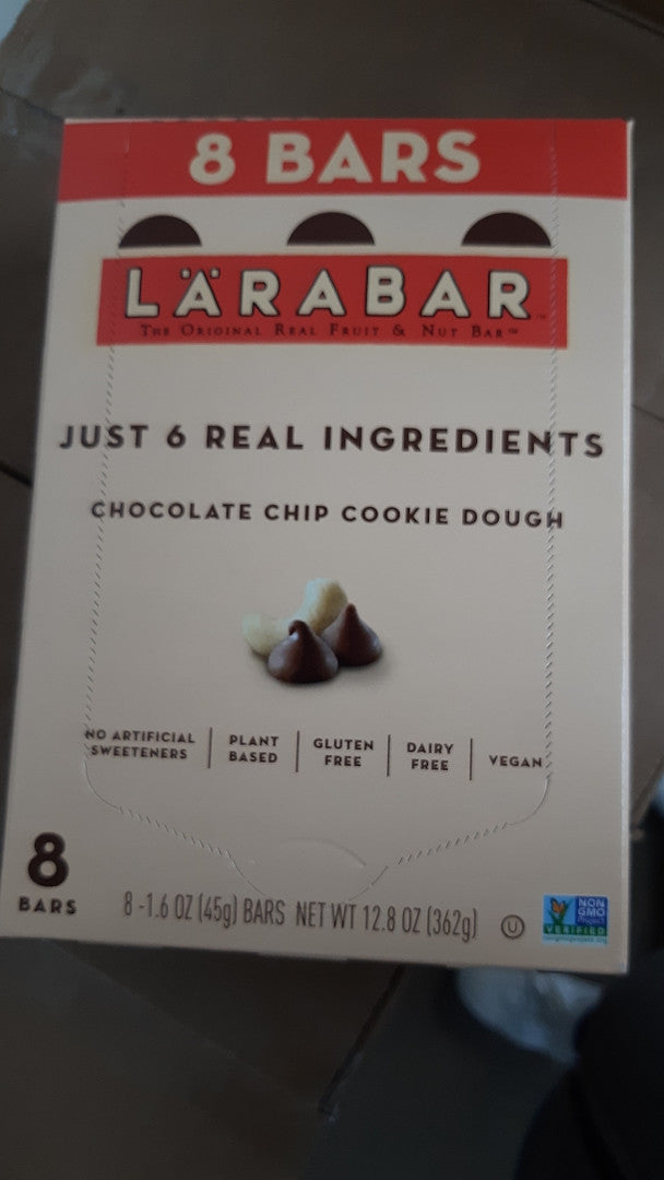 Larabar Chocolate Chip Cookie Dough (8 Bars) 12.8OZ