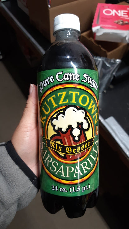 Kutztown Soda (Sarsaparilla) Case Pack Of 24/24 oz Bottles