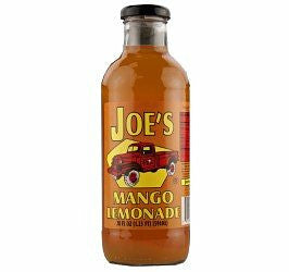 Joe Tea Mango Lemonade 20 oz Glass Bottles (Case Pack of 12)