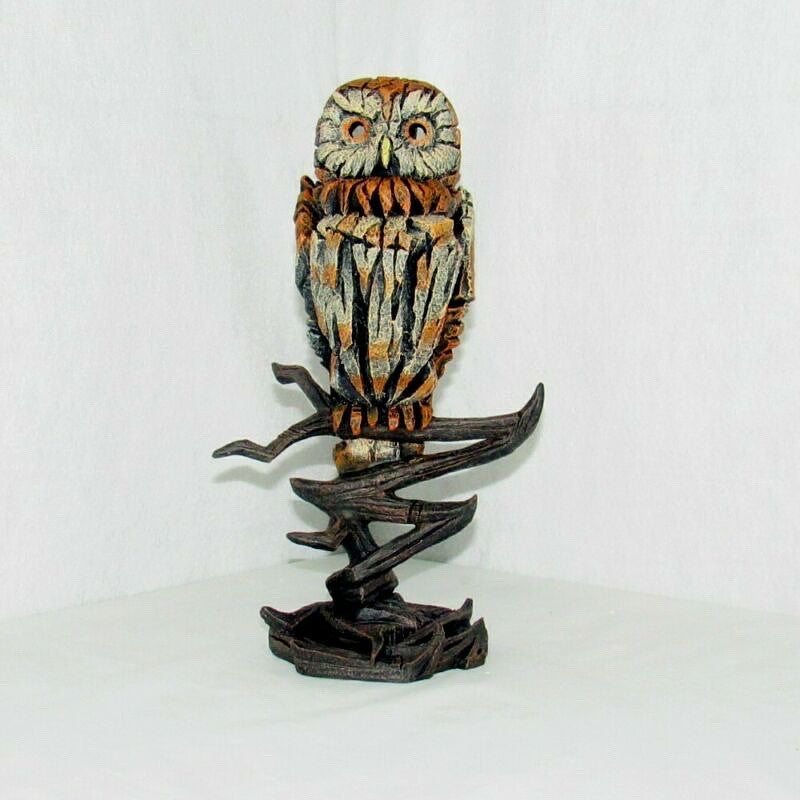 Edge Sculpture 6005336 SMALL PERCHED OWL Resin Figure by Matt Buckley and ENESCO