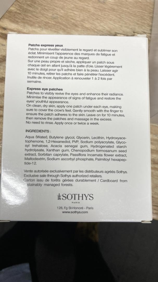 Sothys Express Eye Patches