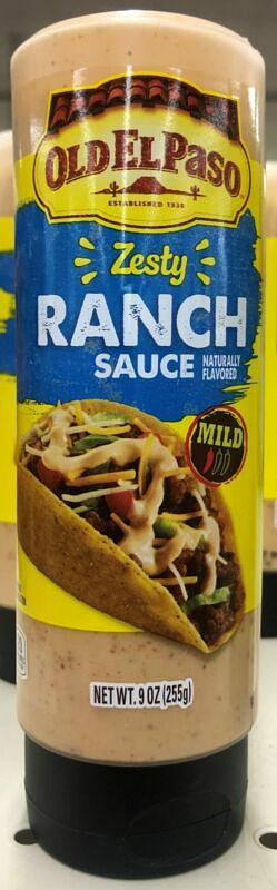 Old El Paso Zesty Ranch Squeeze Sauce 9 Oz bottle
