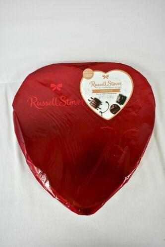 Russell Stover Valentines Heart Assorted Milk and Dark Chocolates 5.1oz (Case Pack of 12)