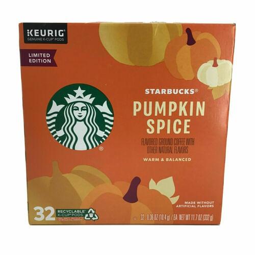 Starbucks Limited Edition Pumpkin Spice Coffee K-Cup Pods 22 Count (Case pack of 4)