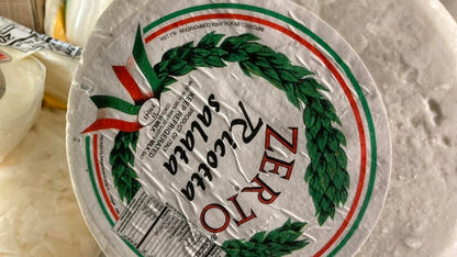 Zerto Ricotta Salata Cheese Wheel 7 lbs
