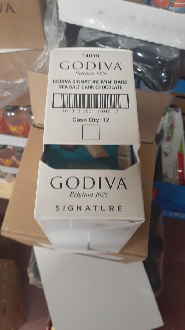 Godiva Signature Sea Salt Dark Chocolate Mini Bars 3.1 oz bars
