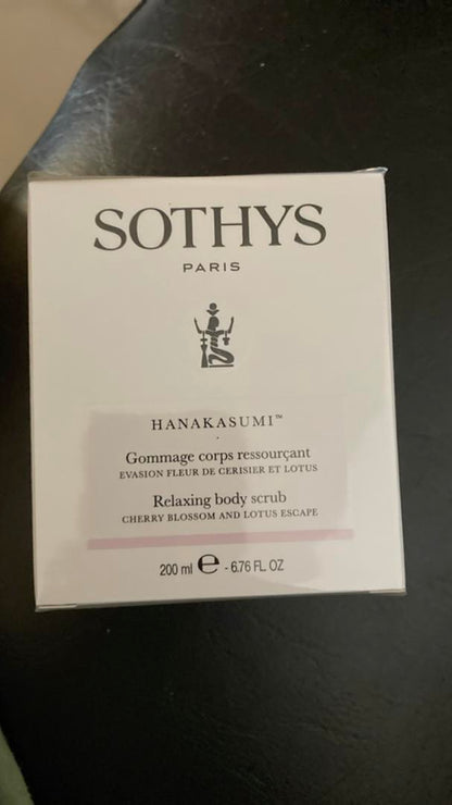 Sothys Relaxing Body Scrub - Cherry Blossom & Lotus Escape 200ml Womens Skin