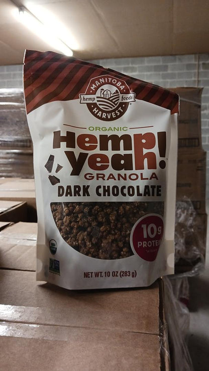 Manitoba Harvest Organic HempDk Chocolate Granola 10 oz (Case Pack of 6)