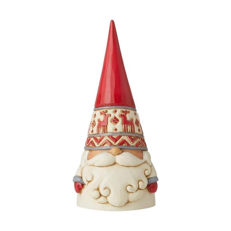 Jim Shore Nordic Noel Reindeer Hat Gnome Figurine 6006623
