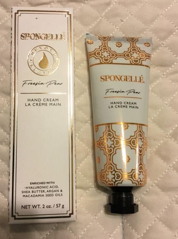 Spongelle Hand Cream Freesia Pear Lotion New In Box