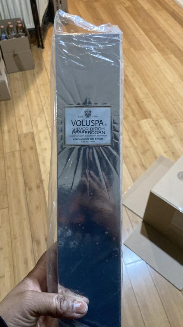Voluspa Vermeil Silver Birch Peppercorn Diffuser 6 oz