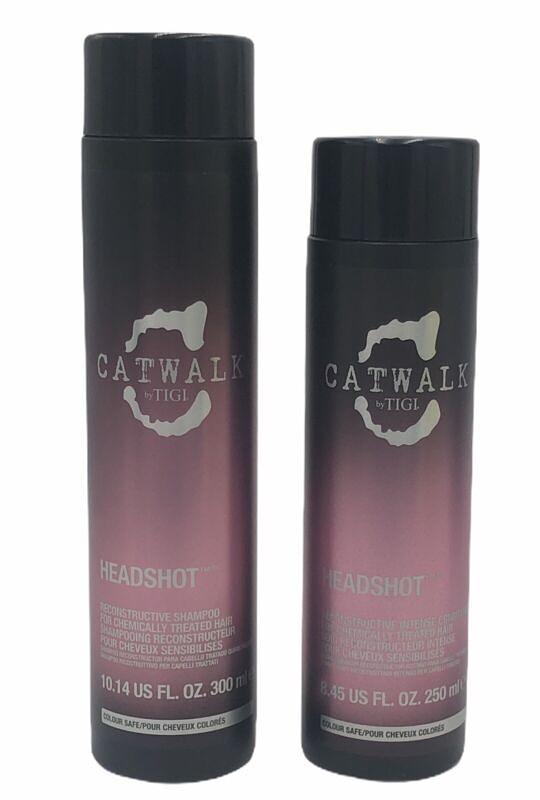 NEW Tigi Catwalk Headshot Reconstructive Shampoo & Conditioner Set Color Treated