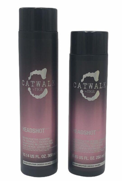 NEW Tigi Catwalk Headshot Reconstructive Shampoo & Conditioner Set Color Treated