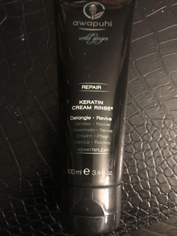Paul Mitchell Awapuhi Wild Ginger Keratin Cream Rinse - Detangle, Revive, 3.4 oz