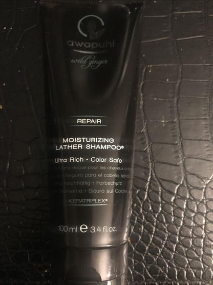 Awapuhi Wild Ginger Repair Moisturizing Lather Shampoo 3.4 oz By Paul Mitchell
