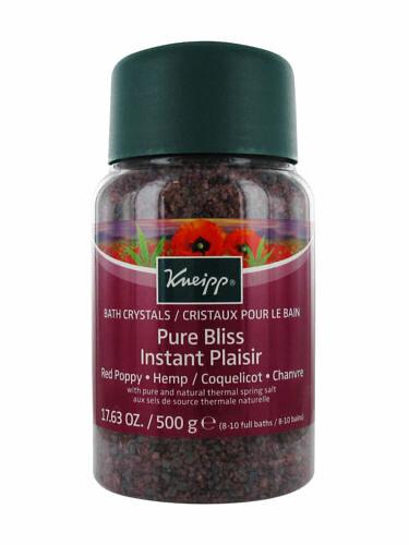 Kneipp Pure Bliss Mineral Bath Salts Red Poppy Hemp 500g
