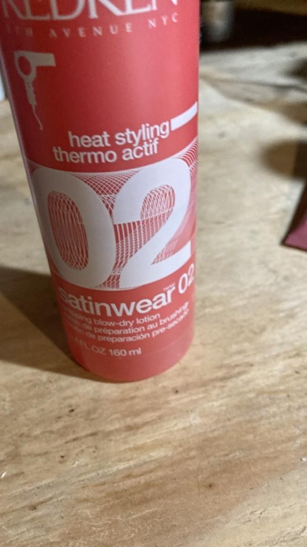 Redken Heat Styling Thermo Actif Satin Wear 02 5.4 oz